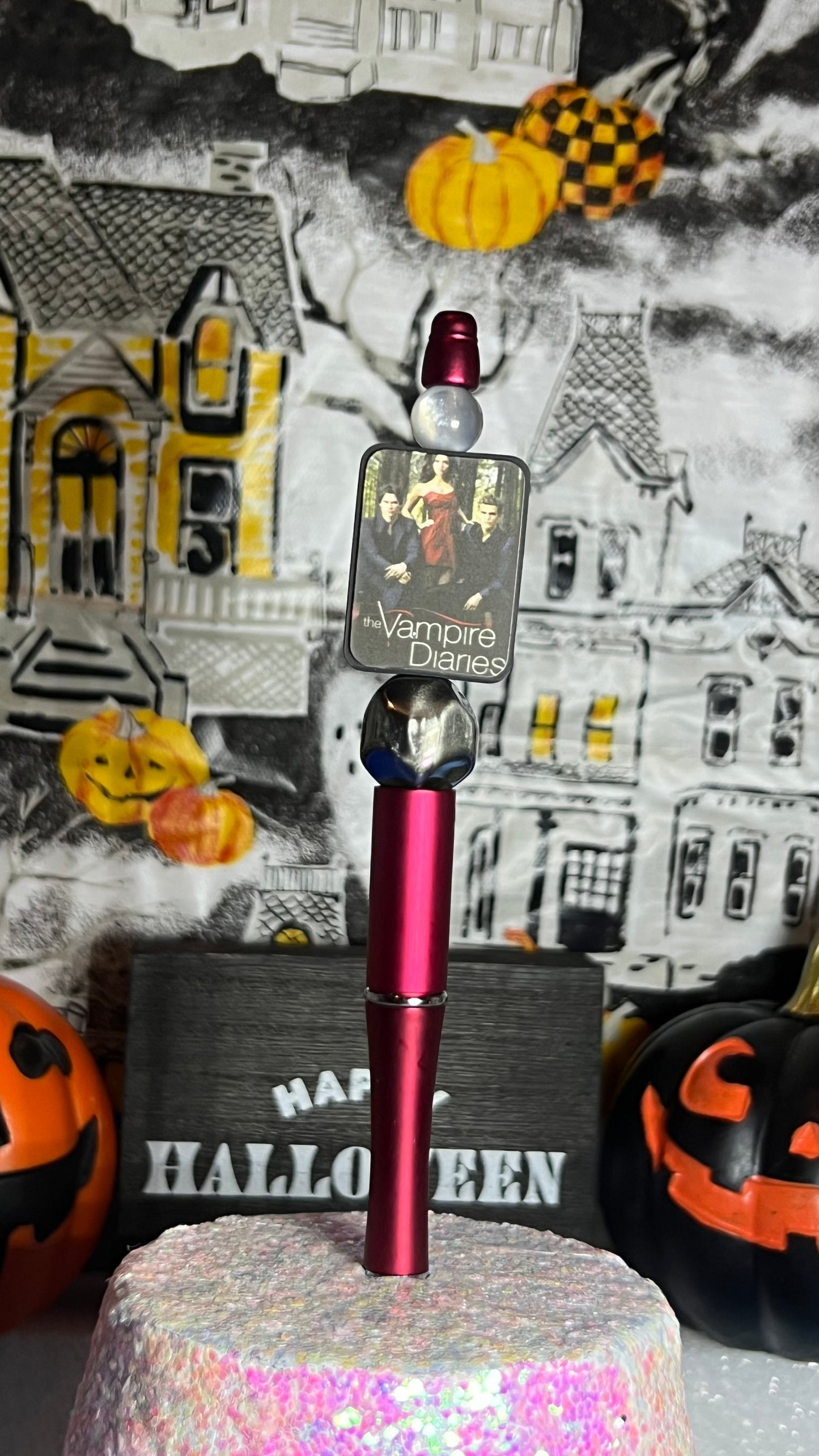 Vampire dairies beadable pen