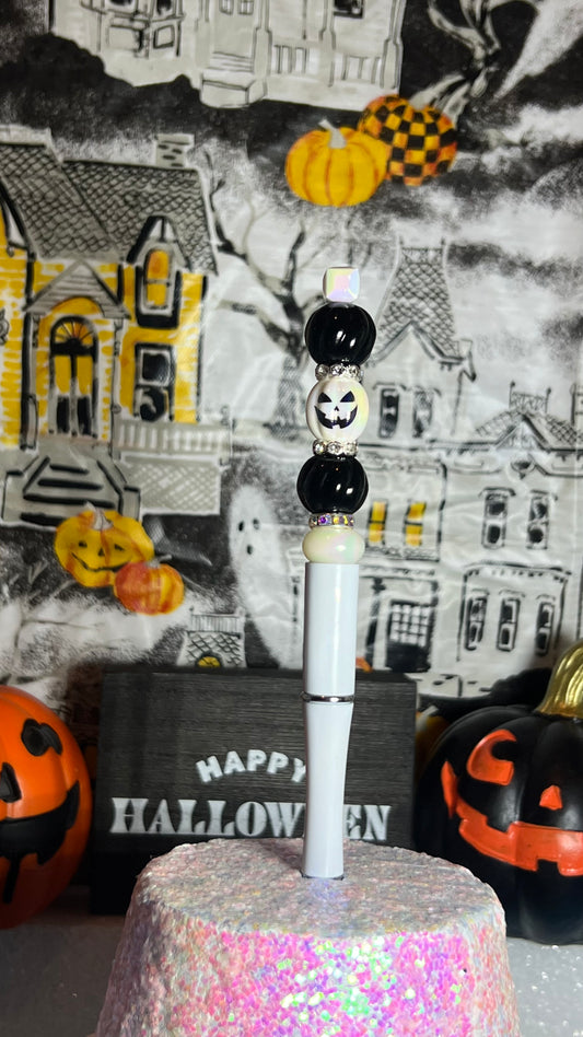 N: pumpkin beadable pen