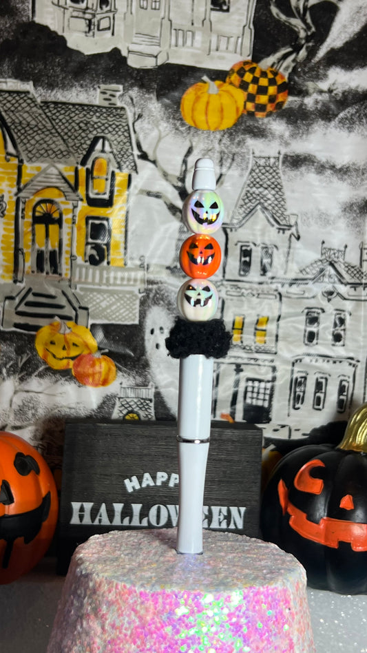 B: pumpkin beadable pen
