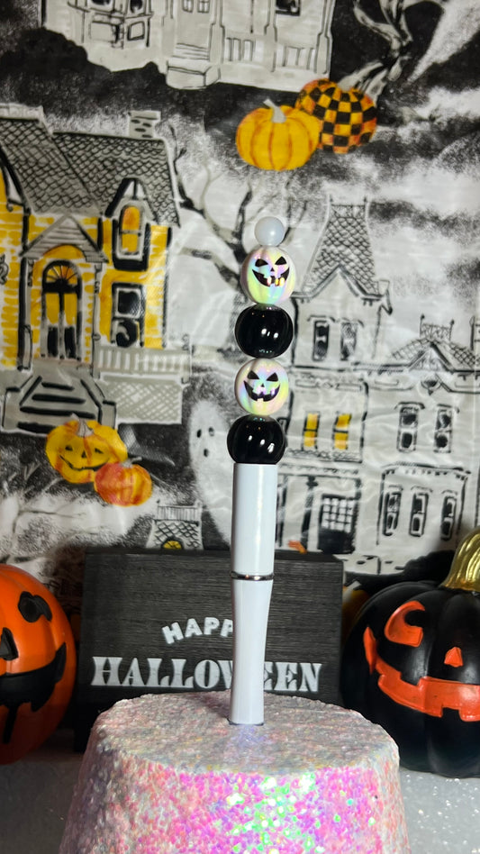 C: pumpkin beadable pen