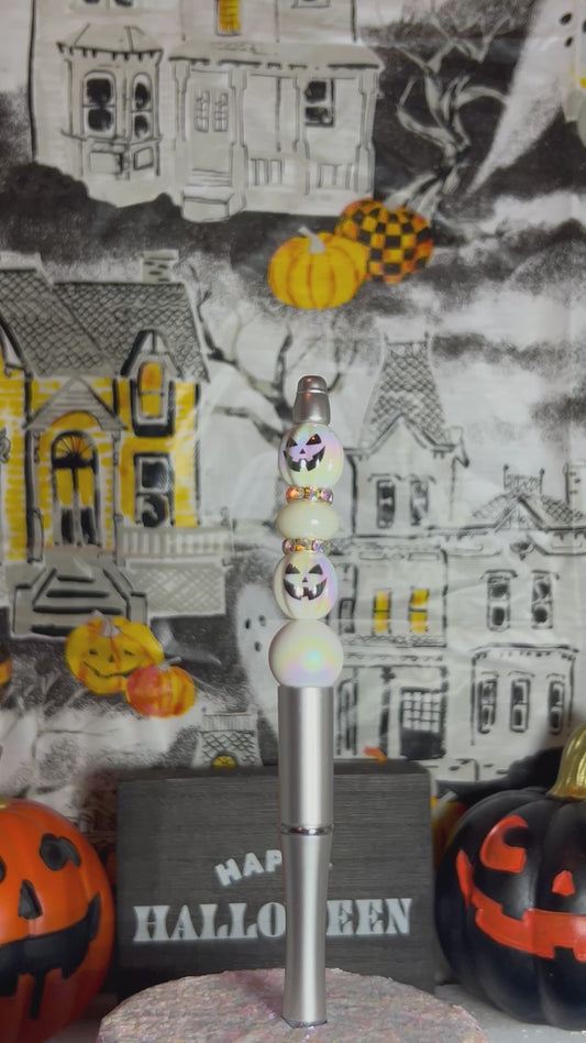 I: pumpkin beadable pen