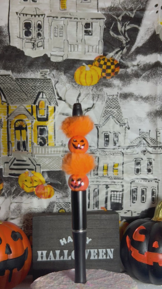 G: pumpkin beadable pen