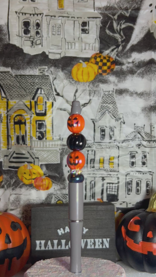 K: pumpkin beadable pen
